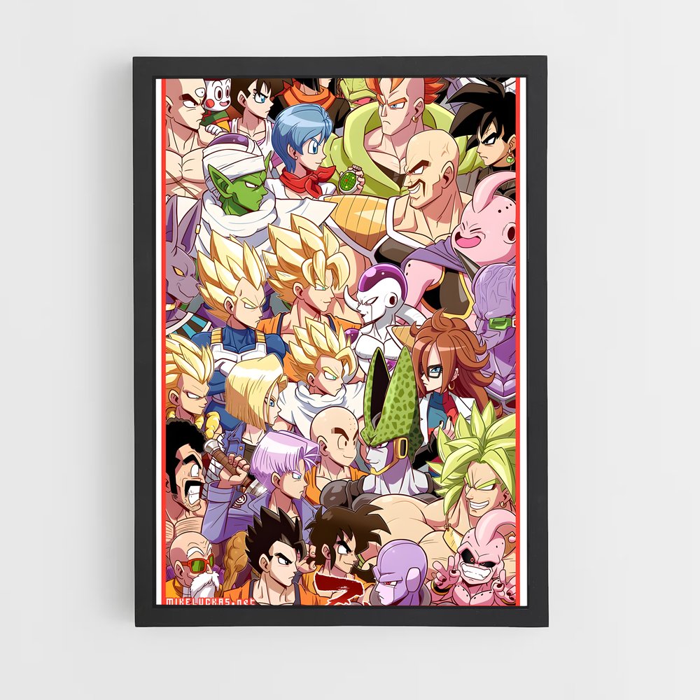 Poster L'Ascension de Son Goku – affiche Dragon ball fighterz (vue 2)
